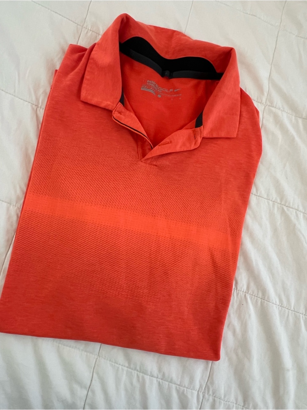 Nike Men's Bright Red Polo Shirt - Short Sleeve